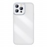 Чехол Baseus Crystal case для iPhone 13 Pro, серая рамка