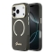 Guess для iPhone 17 Pro чехол IML Script Metal logo and Camera Hard Black (MagSafe)