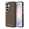 Karl Lagerfeld для Galaxy S26+ чехол PU Debossed Initials Metal camera Hard Brown (MagSafe)