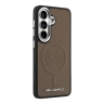 Karl Lagerfeld для Galaxy S26+ чехол PU Debossed Initials Metal camera Hard Brown (MagSafe)