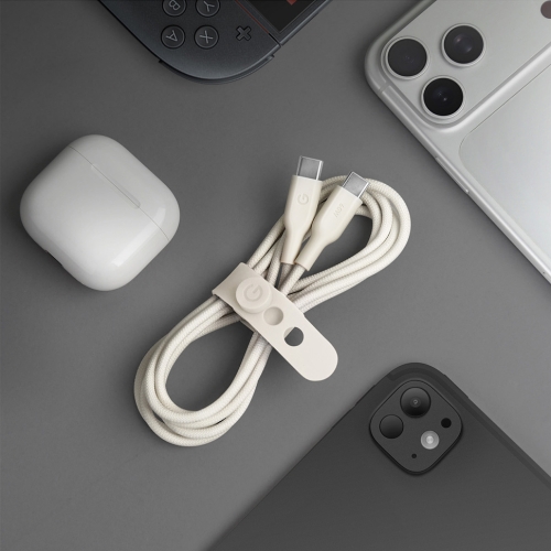 Energea Кабель FLOW 60 USB-C to USB-C PD60W 3A 480Mbps Nanoweave Black 1.5m