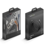 Energea Кабель FLOW 60 USB-C to USB-C PD60W 3A 480Mbps Nanoweave Black 1.5m
