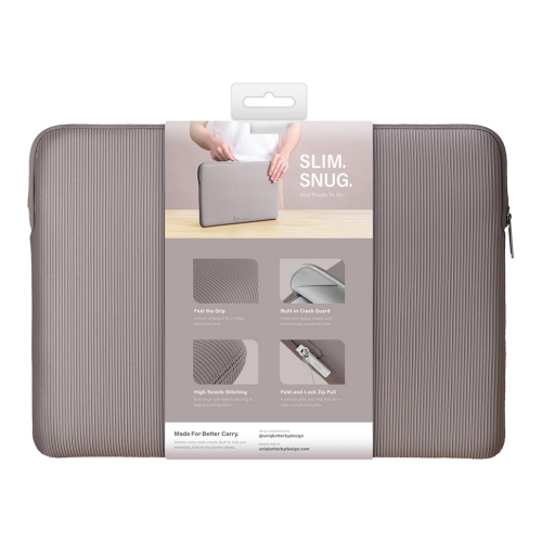 Uniq для ноутбуков 13"/14" чехол Cyprus Ridge Edition Neoprene Laptop sleeve Pewter Grey