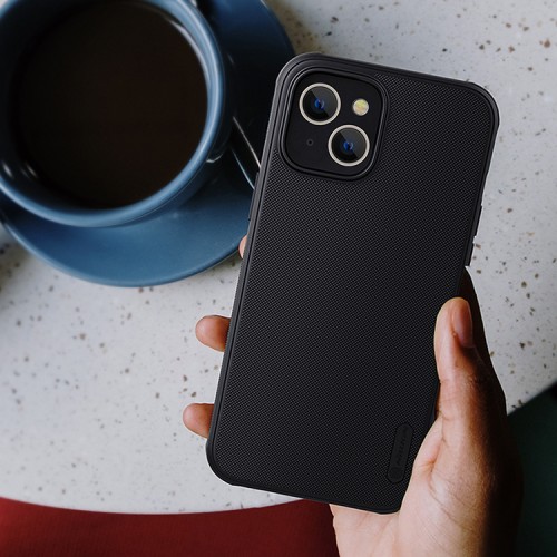 Nillkin чехол Frosted Shield Pro Magnetic для iPhone 14, черный (magsafe)