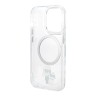 Чехол Lagerfeld NFT Karl & Choupette Hard для iPhone 14 Pro Max, прозрачный (MagSafe)
