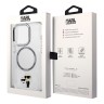 Чехол Lagerfeld NFT Karl & Choupette Hard для iPhone 14 Pro Max, прозрачный (MagSafe)