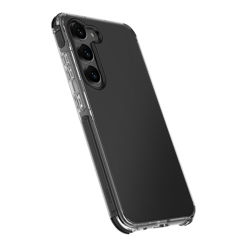 Чехол Uniq Combat Black для Galaxy S23, прозрачный (черная рамка)