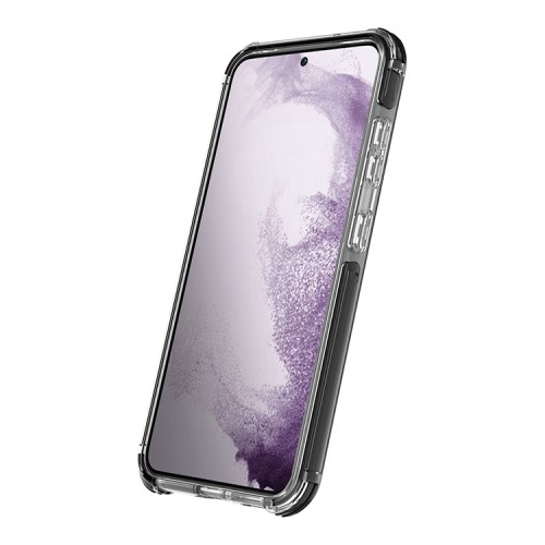 Чехол Uniq Combat Black для Galaxy S23, прозрачный (черная рамка)