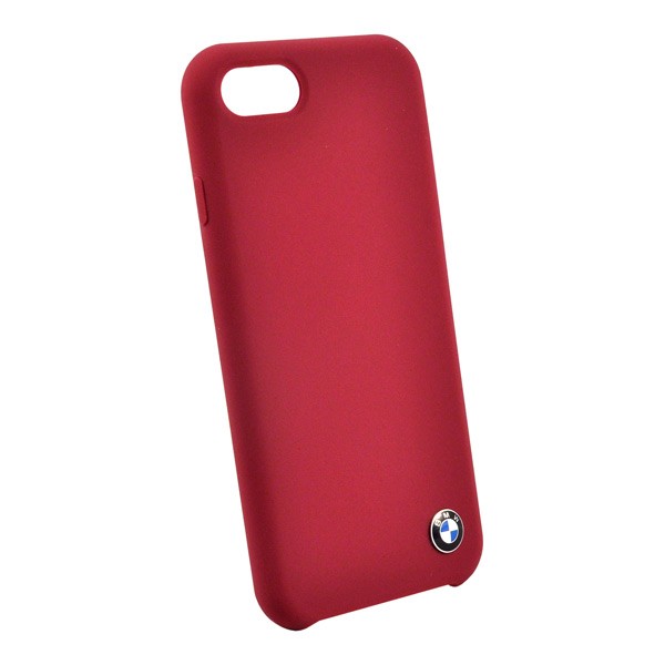Чехол BMW Signature Liquid silicone для iPhone 7/8/SE 2020, красный