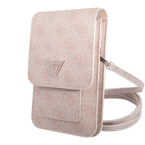 Сумка Guess Wallet Bag 4G Big with Triangle logo для смартфонов, розовая