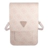 Сумка Guess Wallet Bag 4G Big with Triangle logo для смартфонов, розовая