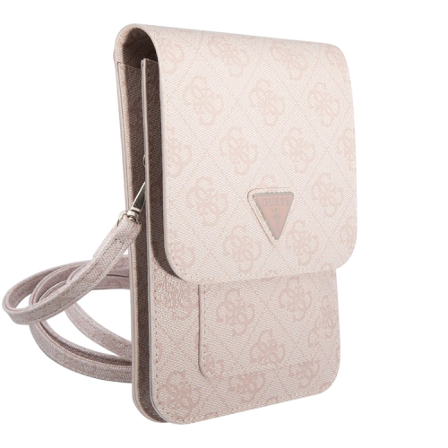 Сумка Guess Wallet Bag 4G Big with Triangle logo для смартфонов, розовая