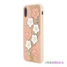 Чехол Luna Aristo Jasmine для iPhone X/XS, розовый