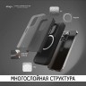 Elago для iPhone 15 Pro чехол GLIDE (tpu+pc) Dark Grey/Black (MagSafe)