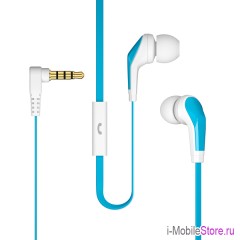 Стерео гарнитура Deppa Stereo Edge голубой