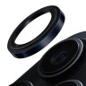 Uniq стекло сапфировое для iPhone 15 Pro Max, OPTIX Camera Sapphire Lens Stainless steel Dark Blue