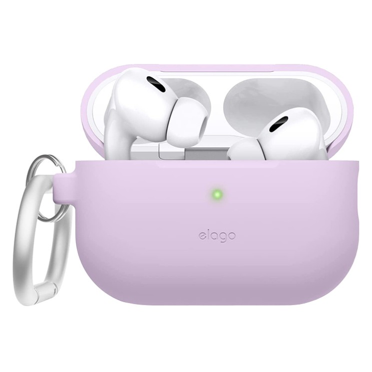 Elago для AirPods Pro 2 (all) чехол Silicone Hang case Lavender