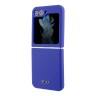 TUMI для Galaxy Z Flip 5 чехол Liquid silicone Metal logo Hard Blue