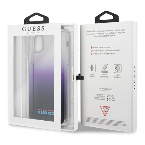 Чехол Guess California Hard Gradient для iPhone 11 Pro Max, розовый