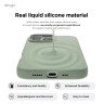 Elago для iPhone 16 Pro чехол Soft silicone (Liquid) Khaki Green