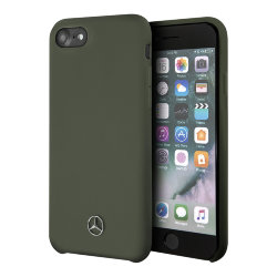 Чехол Mercedes Silicone Line для iPhone 7/8/SE 2020, зеленый
