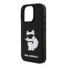 Karl Lagerfeld для iPhone 16 Pro чехол 3D Rubber NFT Choupette Hard Black