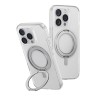 Uniq для iPhone 16 Pro чехол Swivix with 360-Rotating stand Clear (Magsafe)