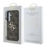 Guess для Galaxy S25 чехол PU 4G Big metal logo Hard Brown