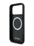 BMW для iPhone 17 Pro Max чехол M-series PU Quilted Metal logo Hard Black (MagSafe)