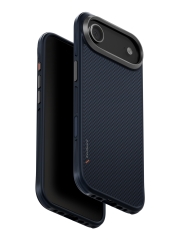 Uniq для iPhone Air чехол KEVA Kevlar Trance Blue (MagSafe)