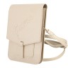 Сумка Guess Wallet Bag Saffiano Script logo для смартфонов, золотая