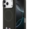 BMW для iPhone 17 Pro чехол M-series PU Full Wrapped Metal logo & Cam Hard Black (MagSafe)