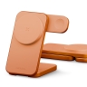 Energea Беспроводное СЗУ MagTrio 2, 3in1 magnetic wireless foldable charger Qi2 25W Orange