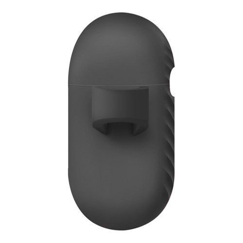 Чехол Uniq Vencer Silicone case +carabin and strap для AirPods 3 (2021), серый