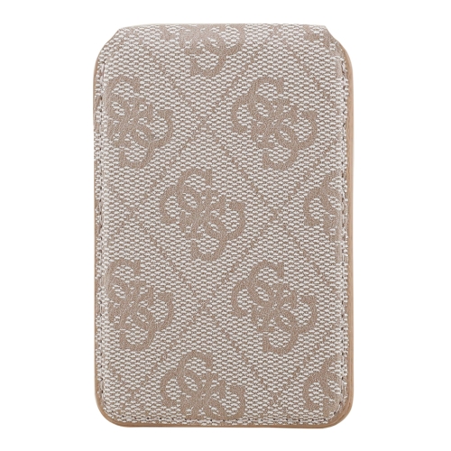 Guess картхолдер бумажник-стенд Wallet MagSafe Cardslot Stand with Mirror PU 4G Big metal logo Pink