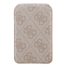 Guess картхолдер бумажник-стенд Wallet MagSafe Cardslot Stand with Mirror PU 4G Big metal logo Pink