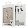 Guess картхолдер бумажник-стенд Wallet MagSafe Cardslot Stand with Mirror PU 4G Big metal logo Pink