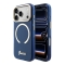 Guess для iPhone 17 Pro чехол IML Script Metal logo and Camera Hard Blue (MagSafe)