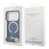Guess для iPhone 17 Pro чехол IML Script Metal logo and Camera Hard Blue (MagSafe)