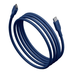 Energea Кабель FLOW 60 USB-C to USB-C PD60W 3A 480Mbps Nanoweave Blue 1.5m