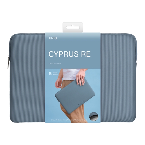 Uniq для ноутбуков 15"/16" чехол Cyprus Ridge Edition Neoprene Laptop sleeve Sky Blue