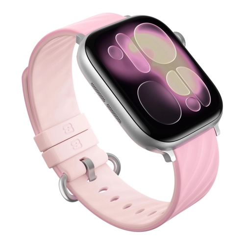 BlueO для Apple Watch 44/45/46/49 mm ремешок Lollipop Silicone Watch Band Pink White