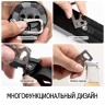 Карабин Elago Titanium EDC (4-in-1), серый