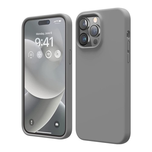 Чехол Elago Soft Silicone для iPhone 14 Pro Max, серый