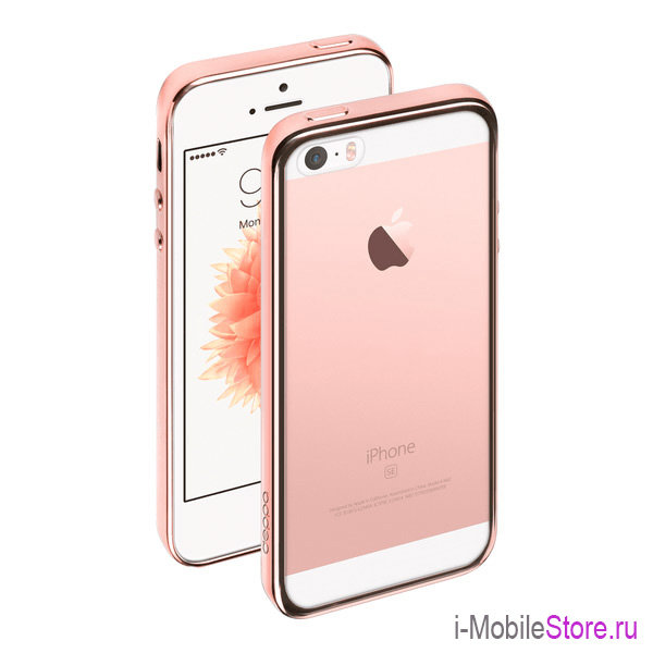 Чехол Deppa Gel Plus для iPhone 5/5s, розовый
