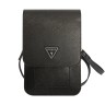 Сумка Guess Wallet Bag Saffiano Triangle logo для смартфонов, черная