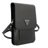 Сумка Guess Wallet Bag Saffiano Triangle logo для смартфонов, черная