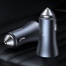 Автомобильная зарядка Baseus Golden Contactor Pro Dual Quick Charger Car Charger U+C 40W, Dark Gray