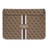 Чехол Guess Sleeve 4G Stripes для ноутбуков 16", коричневый