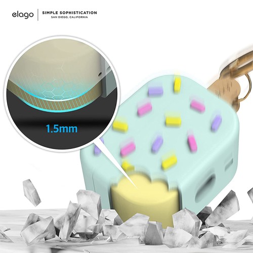 Чехол Elago Unique Ice Cream Hang case для AirPods Pro 2, Mint